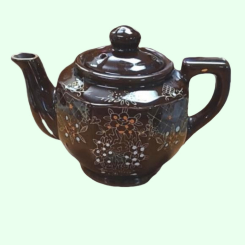 small ceramic teapot
